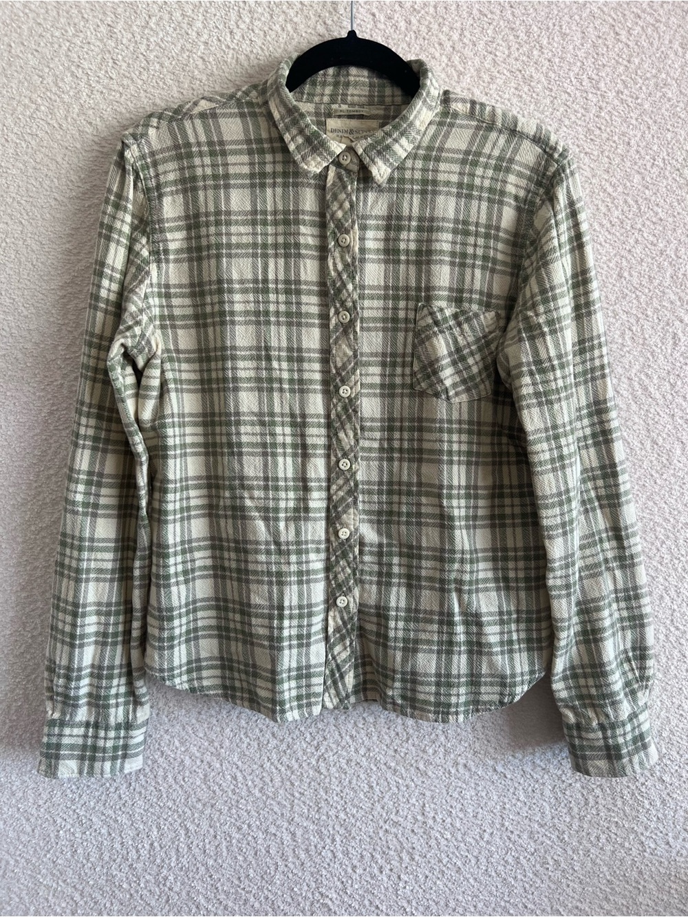 Ralph Lauren Denim & Supply Women’s RL Tomboy Flannel Shirt Top Size Large